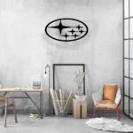 Subaru Metal Sign Logo Car 1