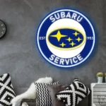 Subaru Neon Sign Super Car 1