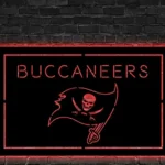 Tampa Bay Buccaneers Metal Sign Bucs Skull Flag 1