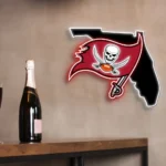 Tampa Bay Buccaneers Neon Sign Florida State Map 1