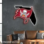 Tampa Bay Buccaneers Neon Sign Florida State Map 1