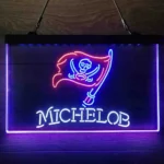Tampa Bay Buccaneers Neon Sign Michelob 3 Color 1