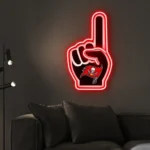 Tampa Bay Buccaneers Neon Sign Nfl Foam Finger 1