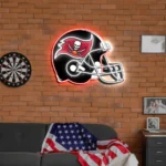 Tampa Bay Buccaneers Neon Sign Nfl Football Helmet Acrylic Led 1