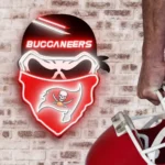 Tampa Bay Buccaneers Neon Sign Skull 1