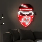 Tampa Bay Buccaneers Neon Sign Skull 1