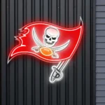 Tampa Bay Buccaneers Neon Sign Skull With Swords 1