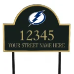 Tampa Bay Lightning Metal Sign Bolt Oval Mark 1