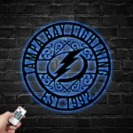 Tampa Bay Lightning Metal Sign Custom Nhl 1