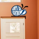 Tampa Bay Lightning Metal Sign Tampa Bay Bolt 1