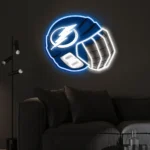 Tampa Bay Lightning Neon Sign Nhl Hockey Helmet Acrylic Led 1