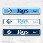 Tampa Bay Rays Metal Sign Artistic Mlb 1