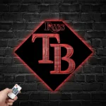 Tampa Bay Rays Metal Sign Logo 1