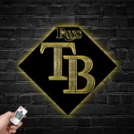 Tampa Bay Rays Metal Sign Logo 1