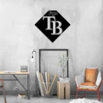 Tampa Bay Rays Metal Sign Logo 1
