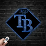 Tampa Bay Rays Metal Sign Logo 1