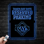 Tampa Bay Rays Metal Sign Reserved Parking 1