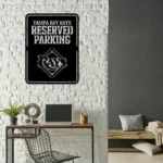 Tampa Bay Rays Metal Sign Reserved Parking 1