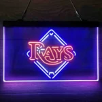 Tampa Bay Rays Neon Sign Artistic 3 Color 1