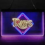 Tampa Bay Rays Neon Sign Artistic 3 Color 1