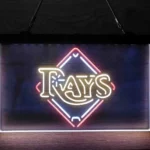 Tampa Bay Rays Neon Sign Artistic 3 Color 1