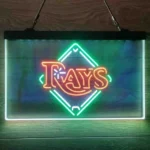 Tampa Bay Rays Neon Sign Artistic 3 Color 1