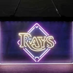 Tampa Bay Rays Neon Sign Artistic 3 Color 1