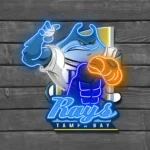 Tampa Bay Rays Neon Sign Mascot Acrylic 1