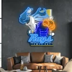 Tampa Bay Rays Neon Sign Mascot Acrylic 1