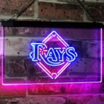 Tampa Bay Rays Neon Sign Rays Wordmark Art 1