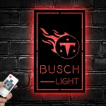 Tennessee Titans Metal Sign Busch Light 1