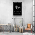 Tennessee Titans Metal Sign Busch Light 1