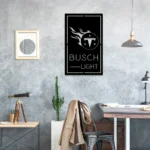 Tennessee Titans Metal Sign Busch Light 1