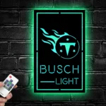 Tennessee Titans Metal Sign Busch Light 1