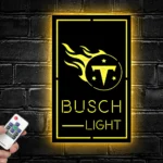 Tennessee Titans Metal Sign Busch Light 1