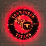 Tennessee Titans Metal Sign Logo 1