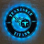 Tennessee Titans Metal Sign Logo 1
