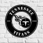 Tennessee Titans Metal Sign Logo 1