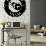 Tennessee Titans Metal Sign Logo 1