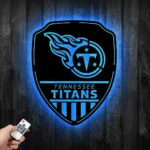 Tennessee Titans Metal Sign Shield Shape 1