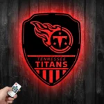 Tennessee Titans Metal Sign Shield Shape 1