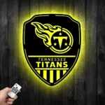 Tennessee Titans Metal Sign Shield Shape 1