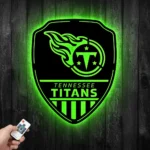 Tennessee Titans Metal Sign Shield Shape 1