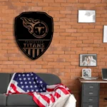 Tennessee Titans Metal Sign Shield Shape 1