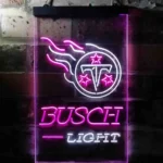 Tennessee Titans Neon Sign Busch Light 1