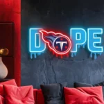 Tennessee Titans Neon Sign Dripping Dope 1