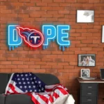 Tennessee Titans Neon Sign Dripping Dope 1