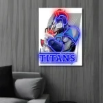 Tennessee Titans Neon Sign Mascot Acrylic 1