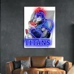 Tennessee Titans Neon Sign Mascot Acrylic 1