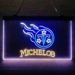 Tennessee Titans Neon Sign Michelob 3 Color 1